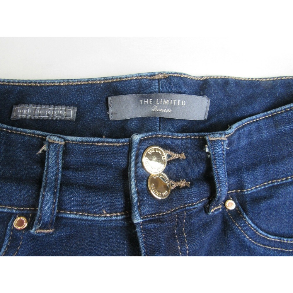The Limited Jeans Dark Wash High Rise Jegging Women's Size 2R - Picture 7 of 7